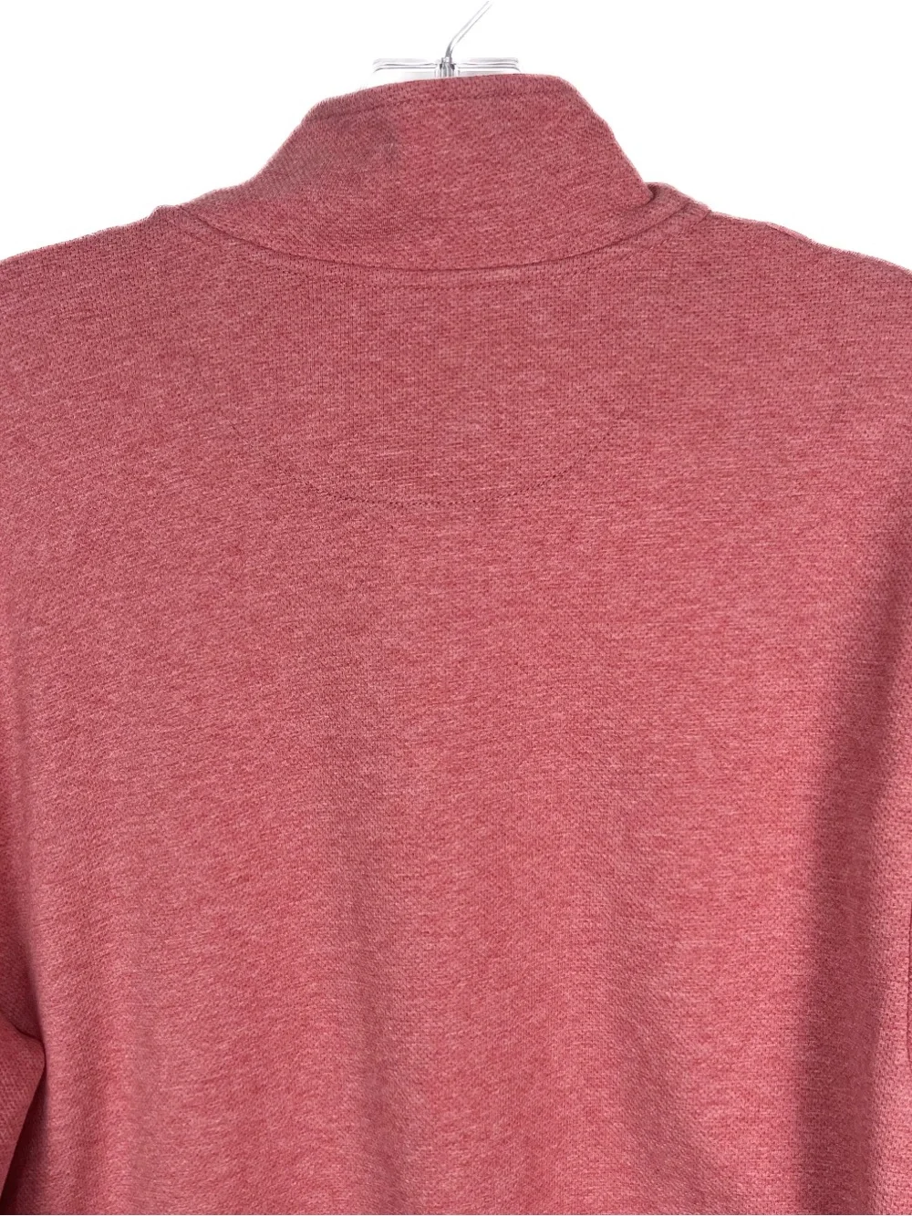 Vineyard Vines Perfomance 1/4 Zip Sweater Mens Medium Coral Golf Quarter Zip EUC